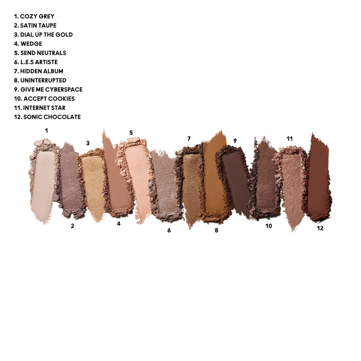 CONNECT IN COLOUR: UNFILTERED NUDES (PALETA DE SOMBRAS PARA OJOS)